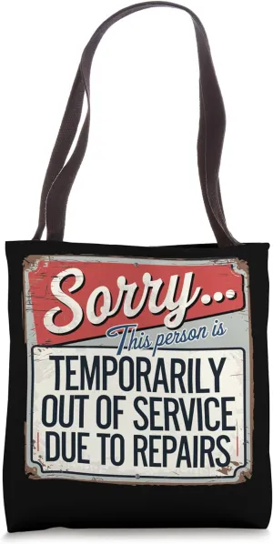 Hip Knee Shoulder Joint Replacement Surgery Recover Saying Tote Bag
