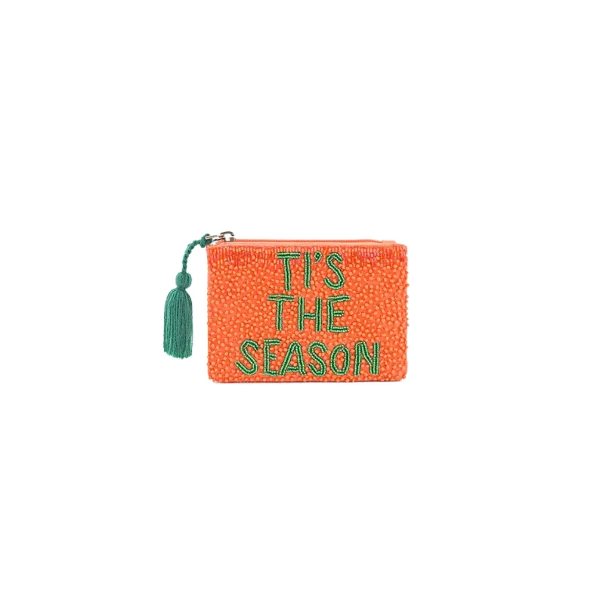 Holiday Spirit Embroidered Pouch