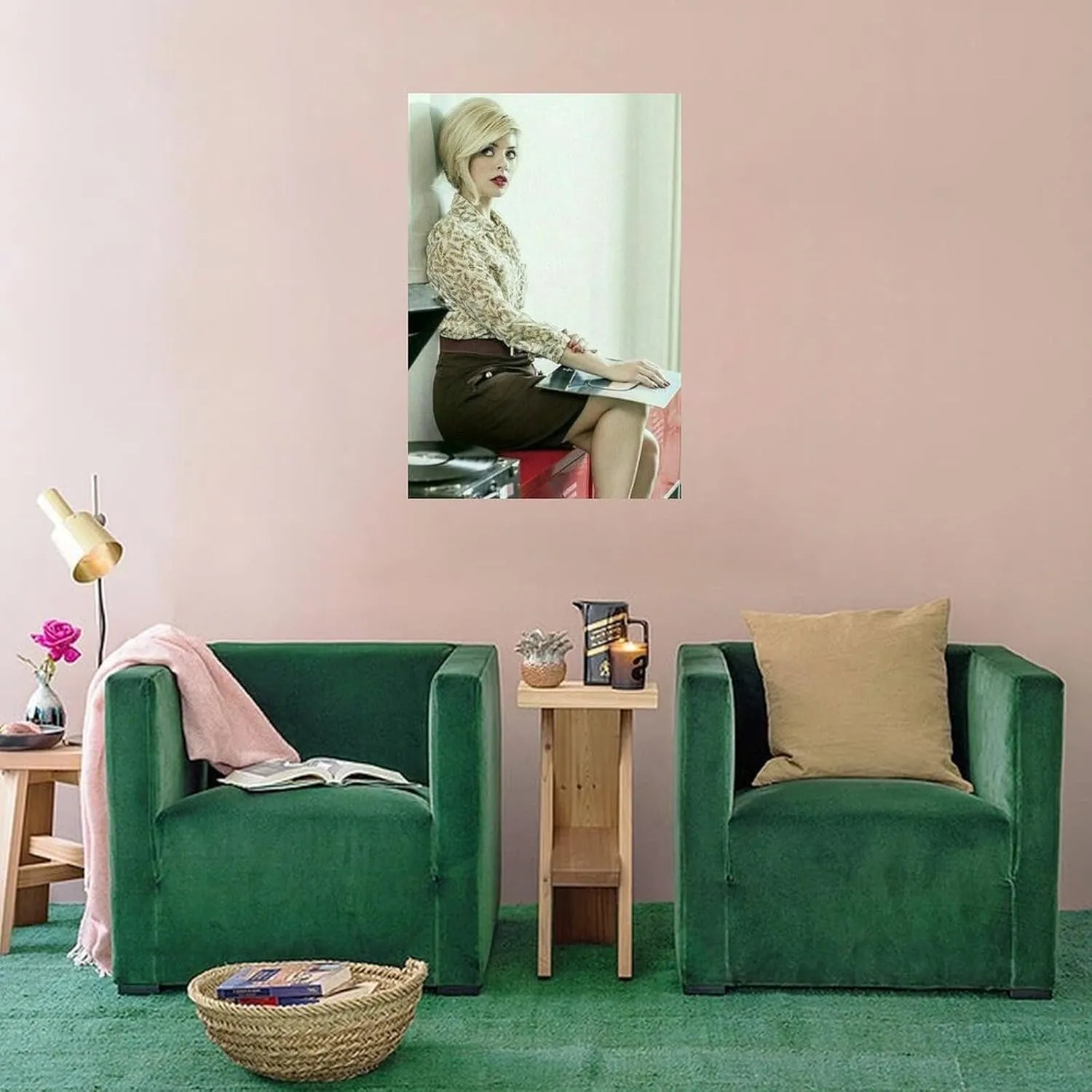 Holly Willoughby British Model Writer Sexy Photo Poster(4) Wall Art Poster Canvas Print Office Bedroom Living Room Aesthetic Decor Poster 08x12inch(20x30cm) Unframe-style