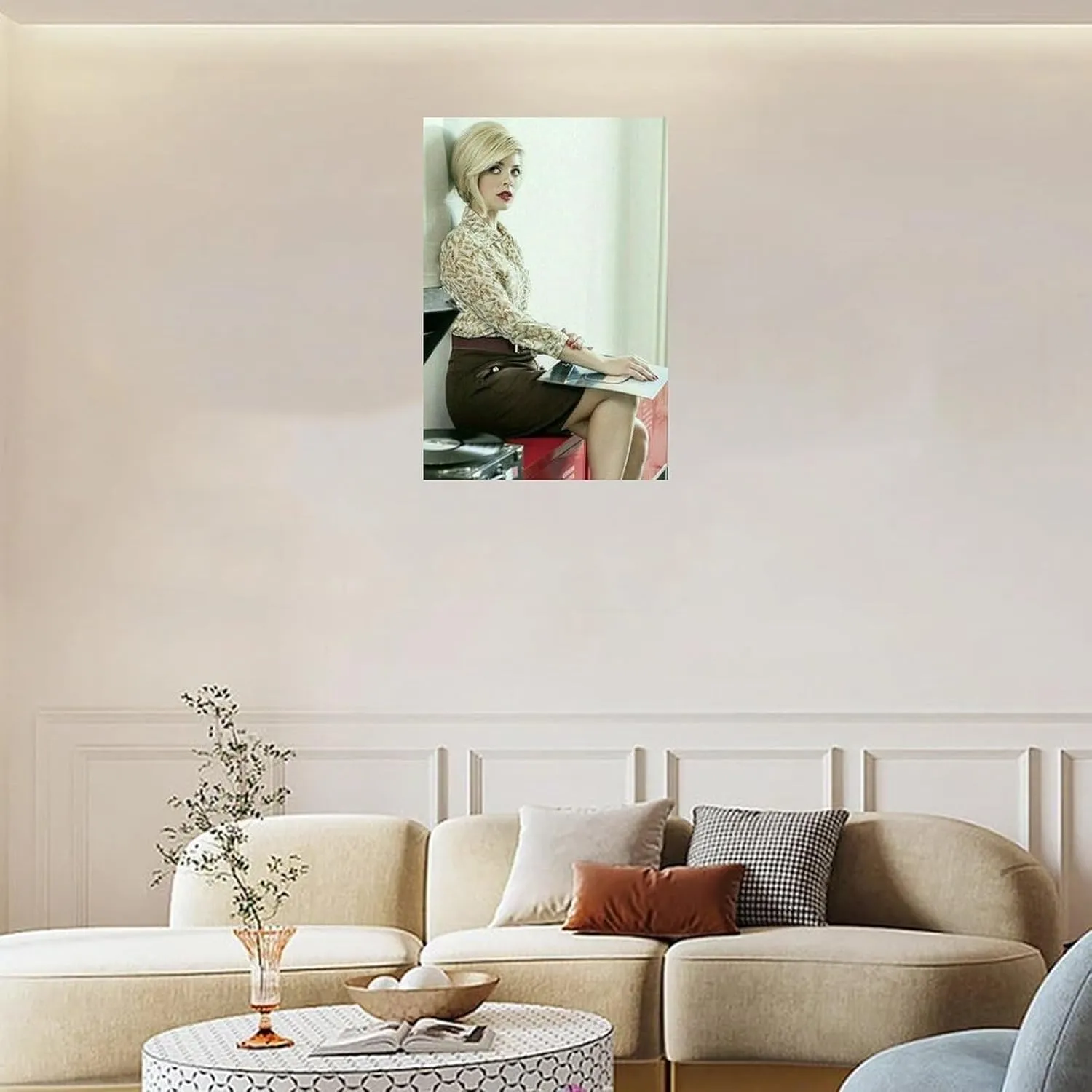 Holly Willoughby British Model Writer Sexy Photo Poster(4) Wall Art Poster Canvas Print Office Bedroom Living Room Aesthetic Decor Poster 08x12inch(20x30cm) Unframe-style