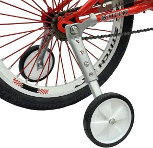 HOMEE Bicycle Training Wheels, Variable Speed Kids Bicycle Stabilizers Mounted Kit, Fit for 18 20 22 Inch Bikes (1Pair）