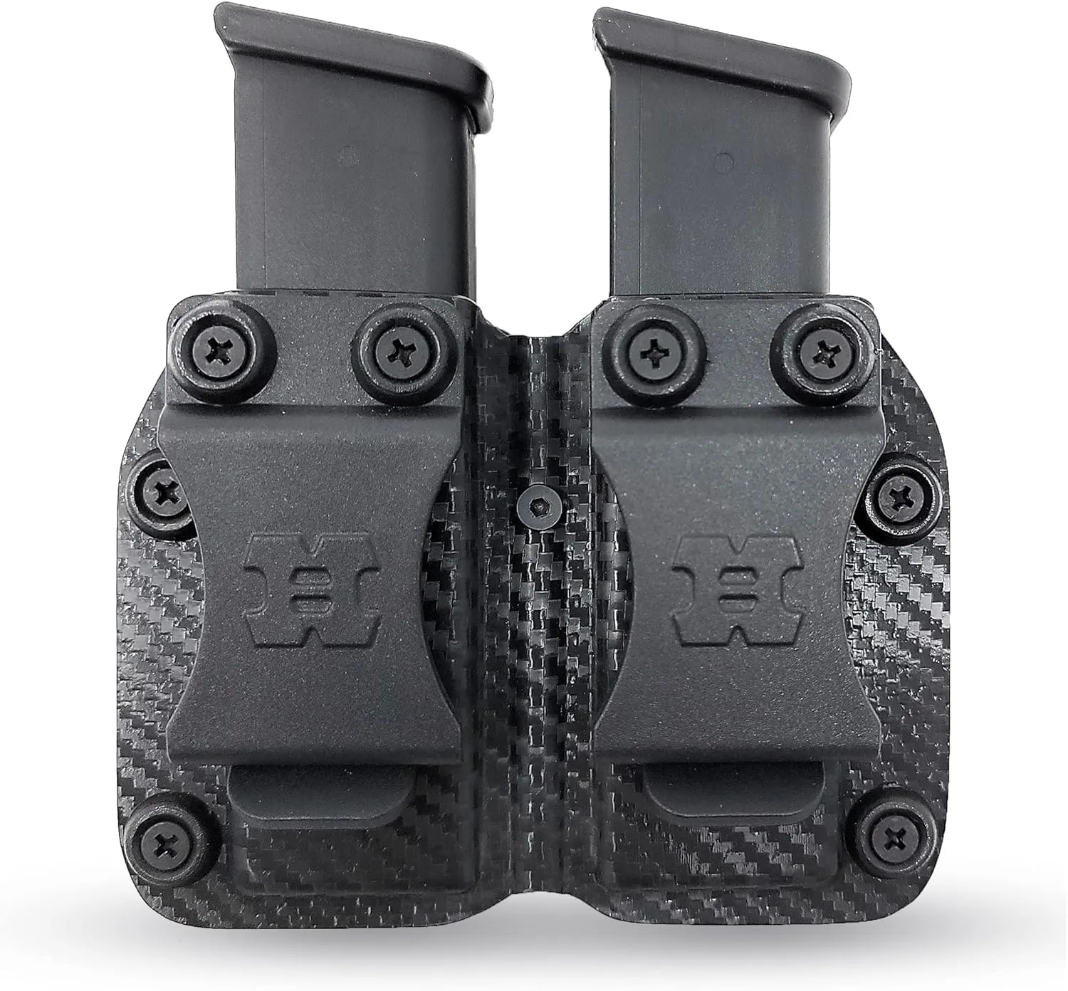 Houston Gun Holsters Double Kydex Magazine Pouch Case by Houston Gun Holsters Concealment Tactical Multi Use Holster