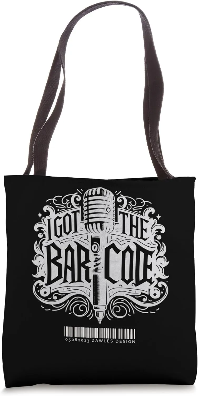 I Got The BarCode: ie Lyrical Wordplay Tote Bag
