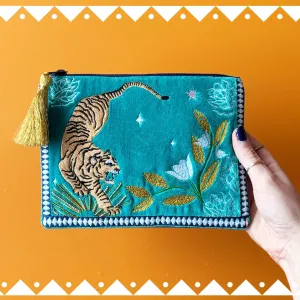 Inked Tiger Pouch