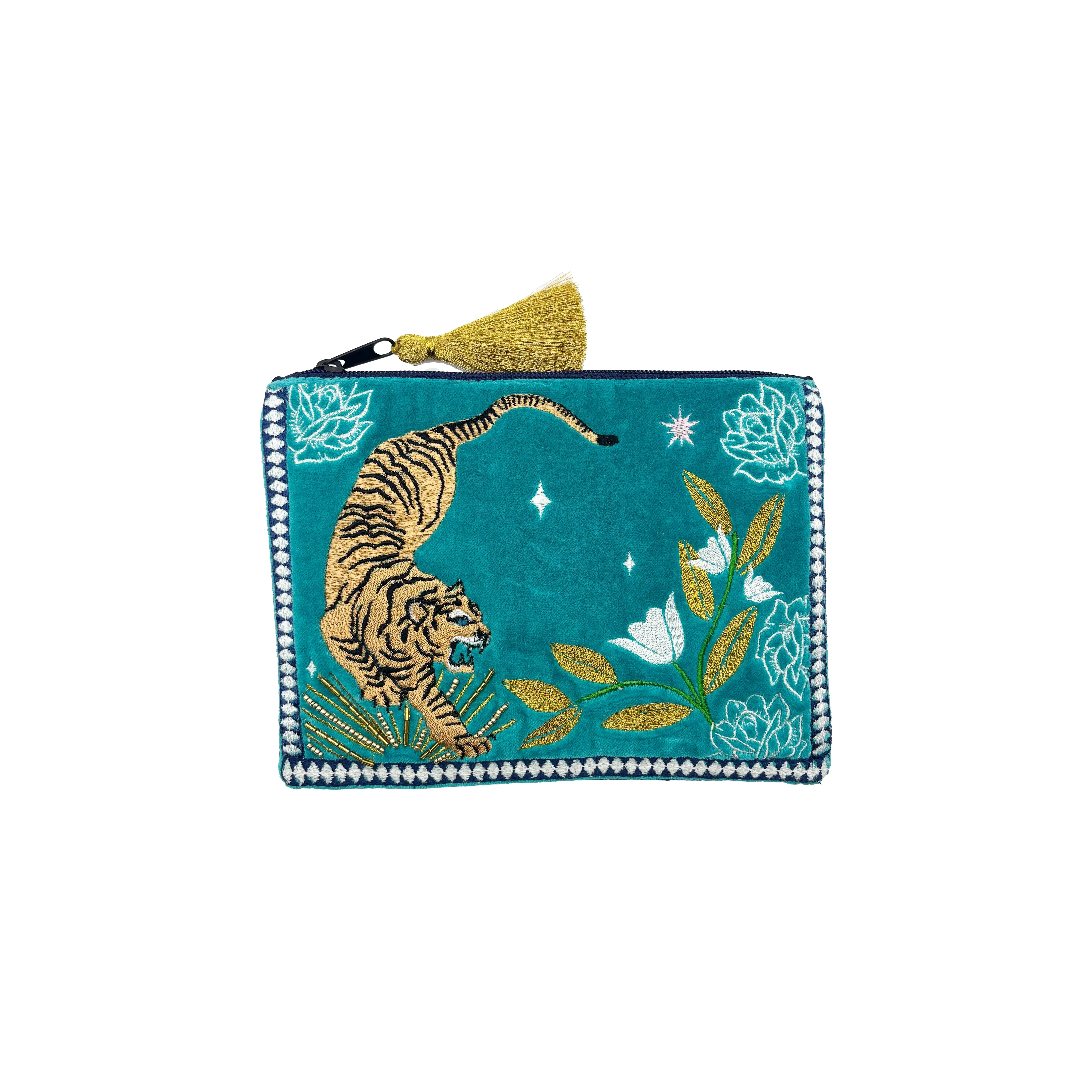 Inked Tiger Pouch