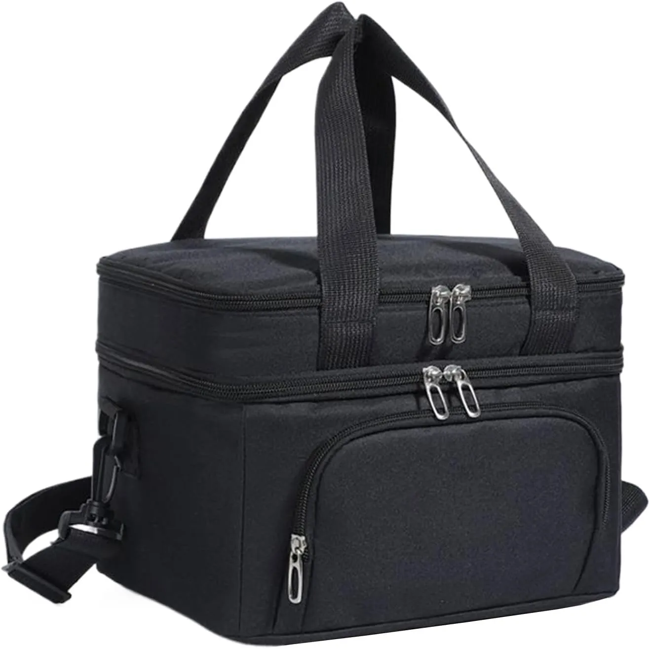 Insulated Lunch Bag | Soft Cooler - Adjustable Shoulder Strap, Large Capacity Cooling Tote, Portable Food Container for Picnic Camping Beach Hiking