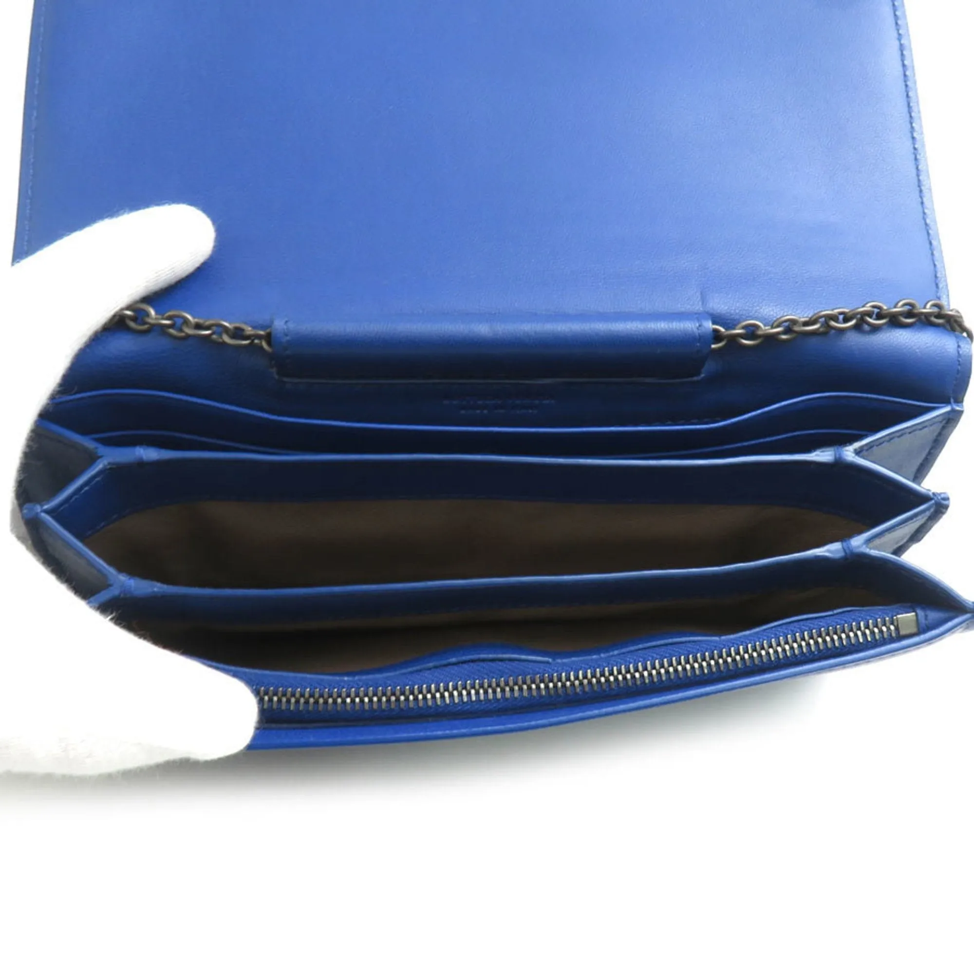 Intrecciato Chain Wallet Nappa Leather