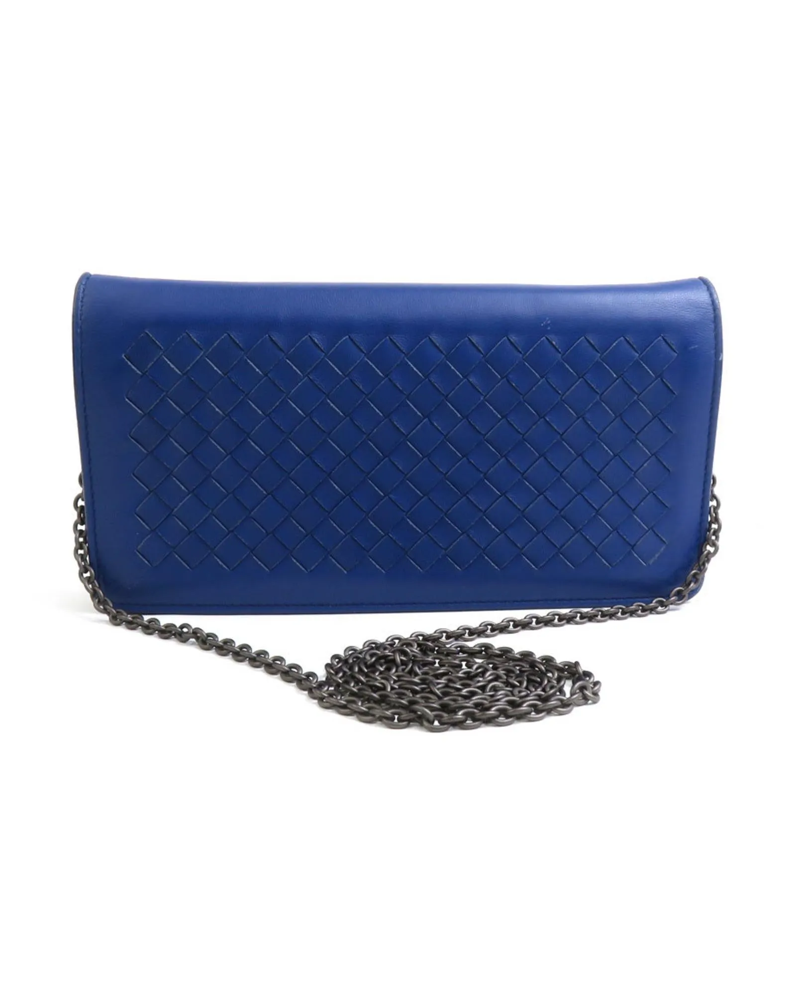 Intrecciato Chain Wallet Nappa Leather