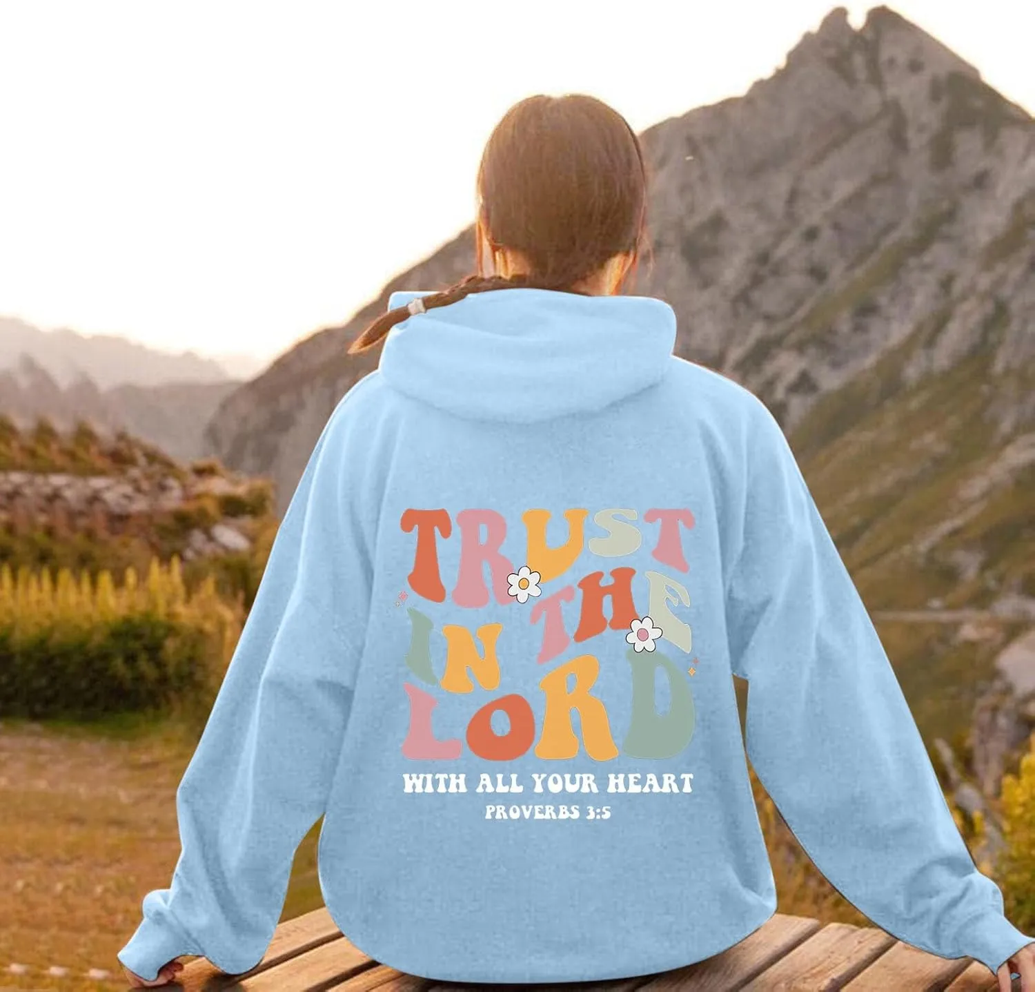 Jesus Loves You Hoodie Christian Faith Religious God Tops Man Woman Pullover Sweatshirt Longsleeve