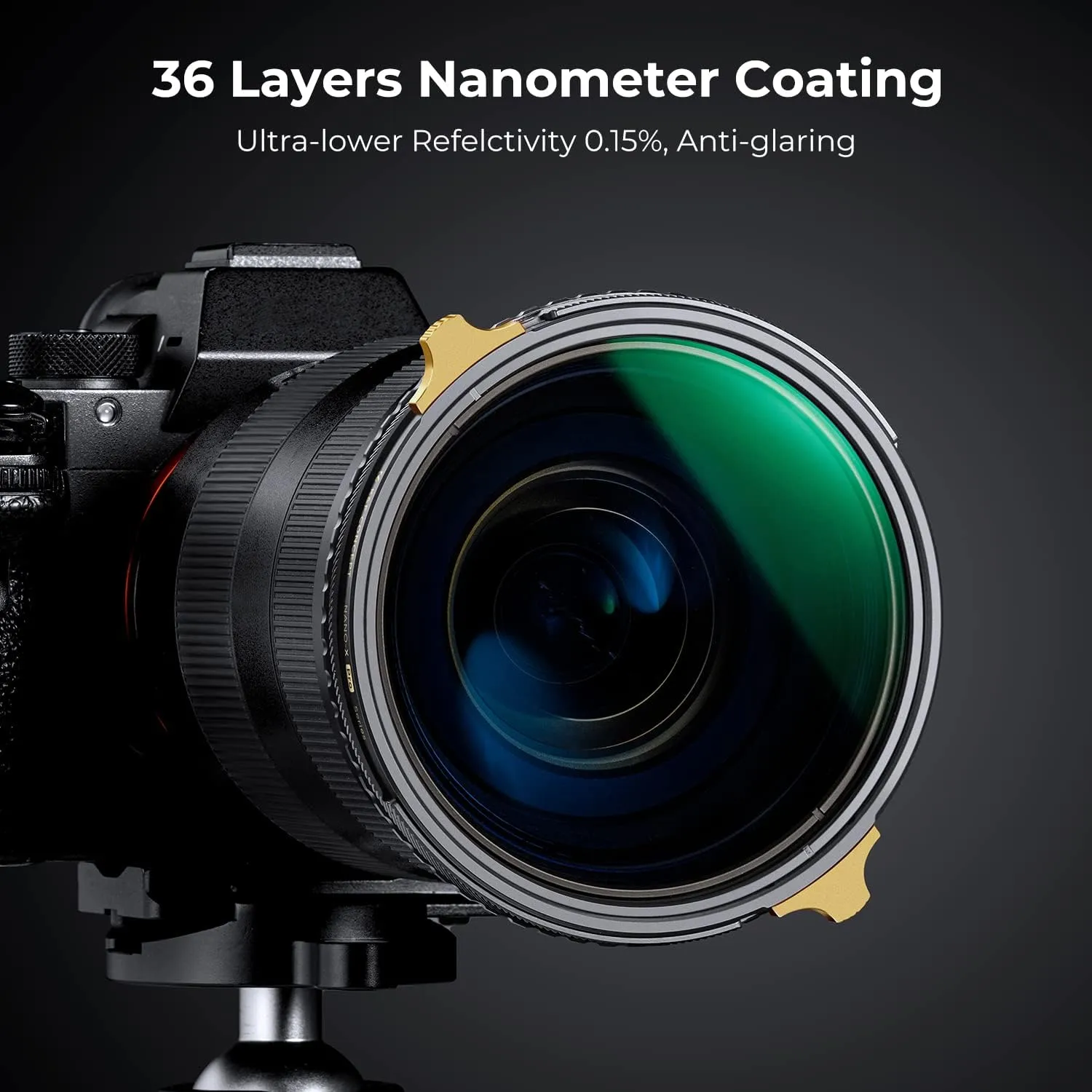 K&F Concept 82mm Variable ND2-32 ND Lens Filter & Circular Polarizing Filter 2-in-1 for Camera Lens, Waterproof Scratch Resistant 36 Multi-Coated Lens Filter (Nano-X PRO Series)
