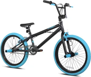 Kent International 20 Inch Kent PRO 20 - 20 Inch BMX Bike with Front & Rear Hand Brakes and Padded BMX Saddle - Sturdy Bicycle for Kids with Adjustable Handlebar