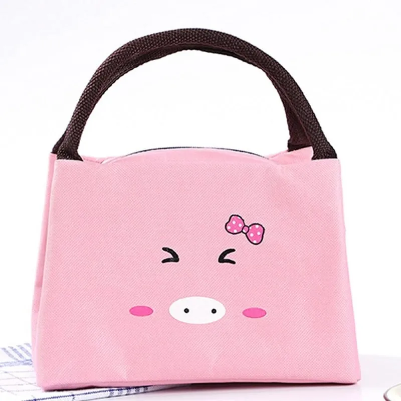 Kids Insulated Lunch Bag ( Pink Color ) - H02155