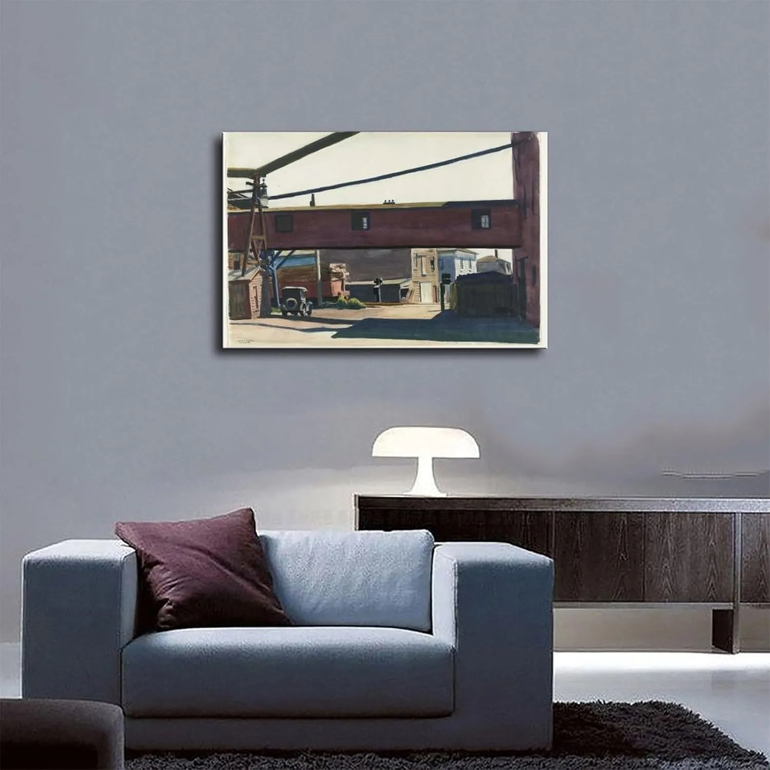 KIPNG Edward Hopper Poster, Gallery Art HomeBox Factory, Gloucester Canvas Poster Bedroom Decor Sports Landscape Office Room Decor Gift Frame-style20x30inch(50x75cm)