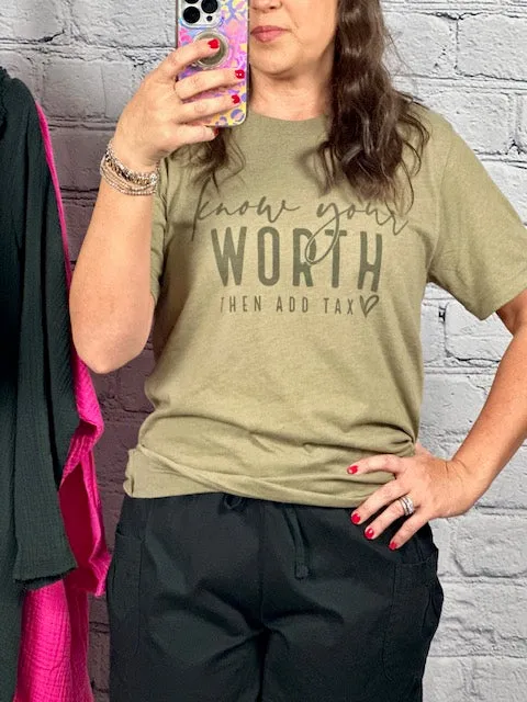 Know Your Worth Tee