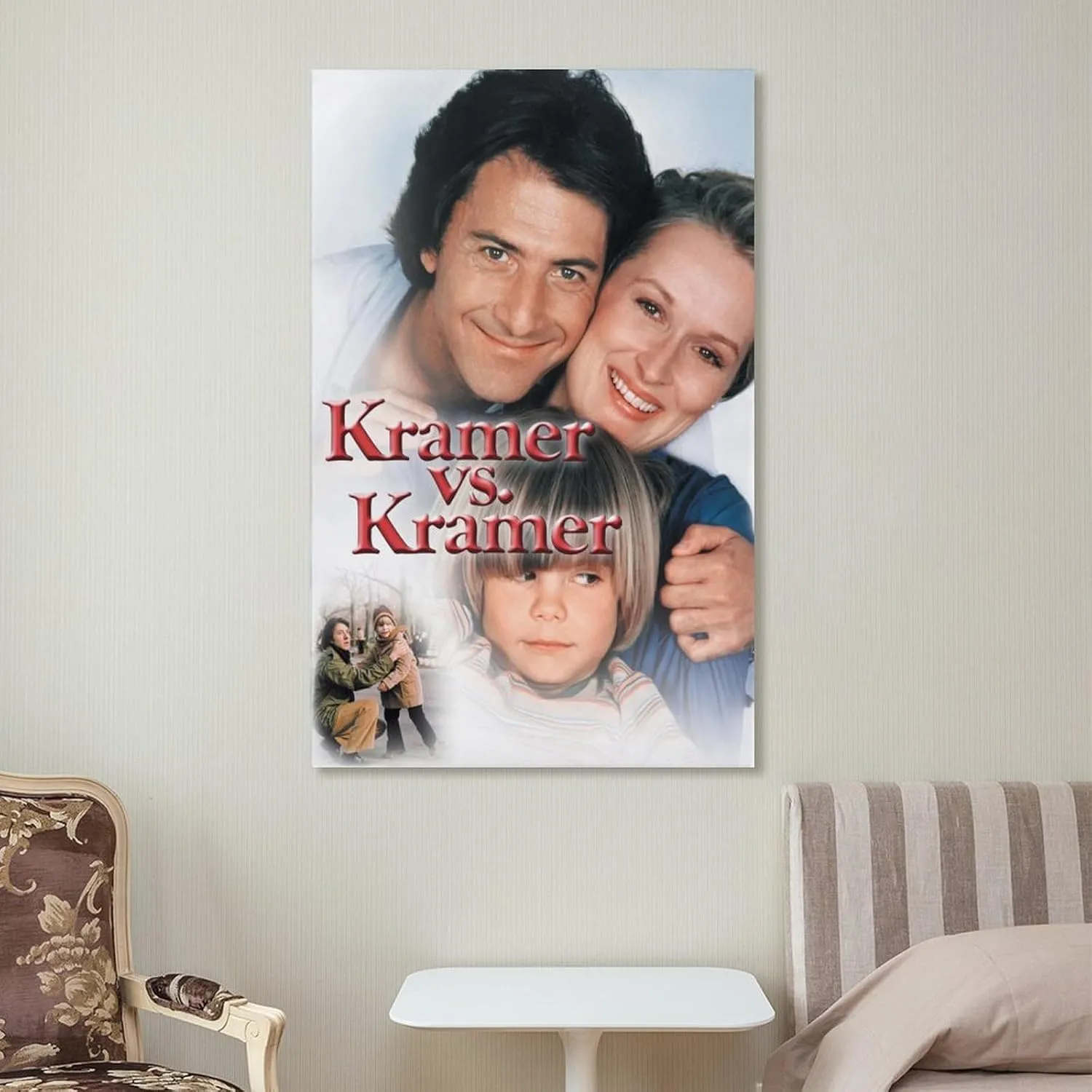 Kramer Vs. Kramer Movie Poster Canvas Prints Canvas Art Poster And Wall Art Picture Print Modern Family Bedroom Decor Posters 16x24inch(40x60cm)