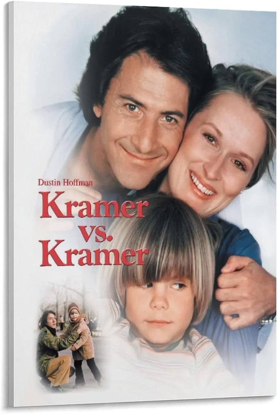 Kramer Vs. Kramer Movie Posters (2) Canvas Wall Art Prints for Wall Decor Room Decor Bedroom Decor Gifts 16x24inch(40x60cm) Frame-Style