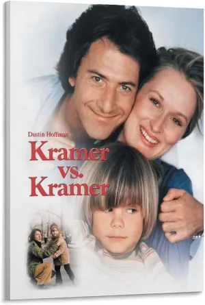 Kramer Vs. Kramer Movie Posters (2) Canvas Wall Art Prints for Wall Decor Room Decor Bedroom Decor Gifts 16x24inch(40x60cm) Frame-Style