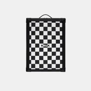 KRUK Checkered Leather Backpack