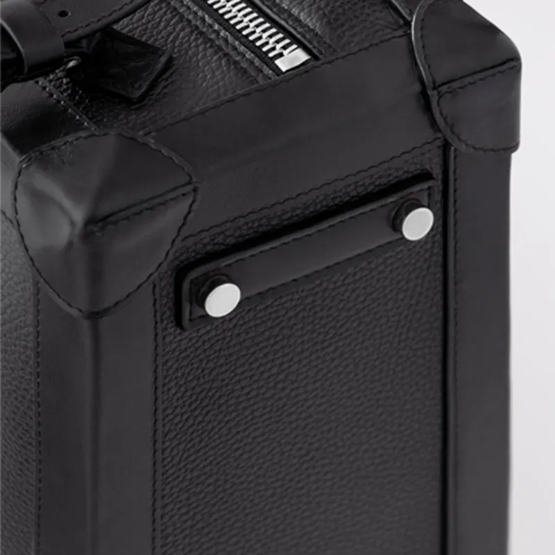 KRUK Checkered Leather Backpack