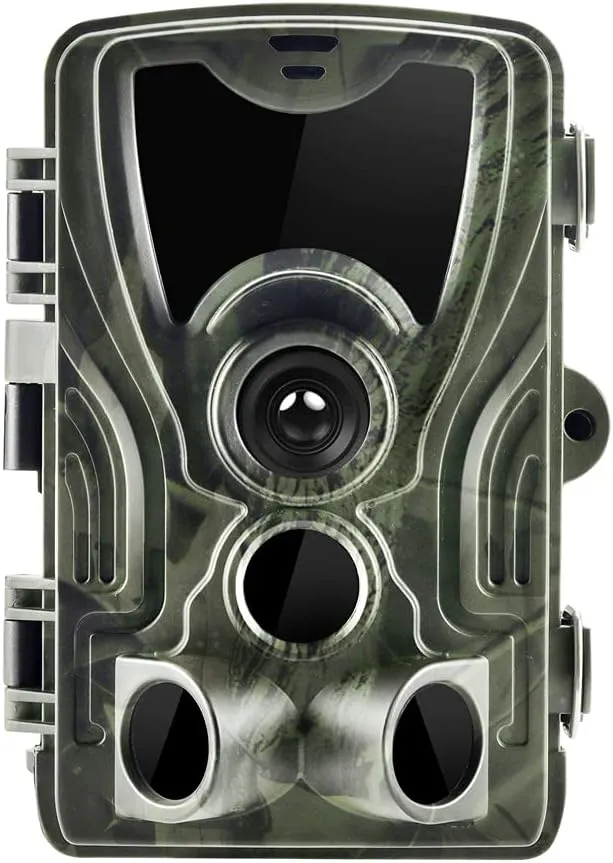 LANGWEI Trail Camera, Game Hunting Camera with Night Vision Waterproof 2.0''LCD Wide Camera Lens for Outdoor Scouting Wildlife Monitoring