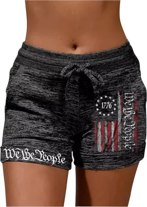 LANMERTREE Sweat Shorts for Women Summer Beach Casual Drawstring Shorts Running Short Workout Lounge Shorts with Pockets