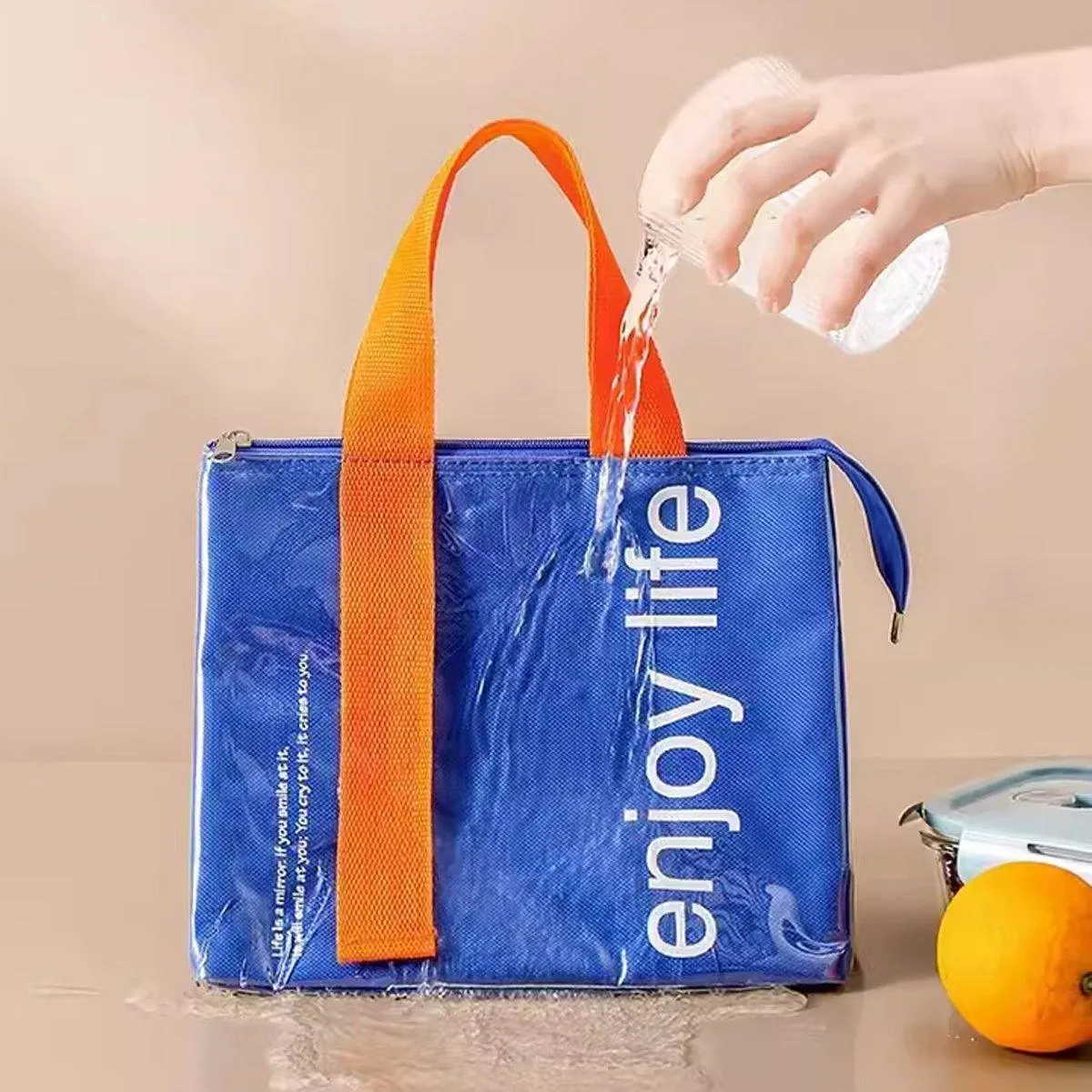 Large Capacity Lunch Bag Outdoor Picnic Aluminum Foil Portable Thermal Bag