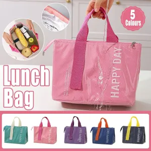 Large Capacity Lunch Bag Outdoor Picnic Aluminum Foil Portable Thermal Bag