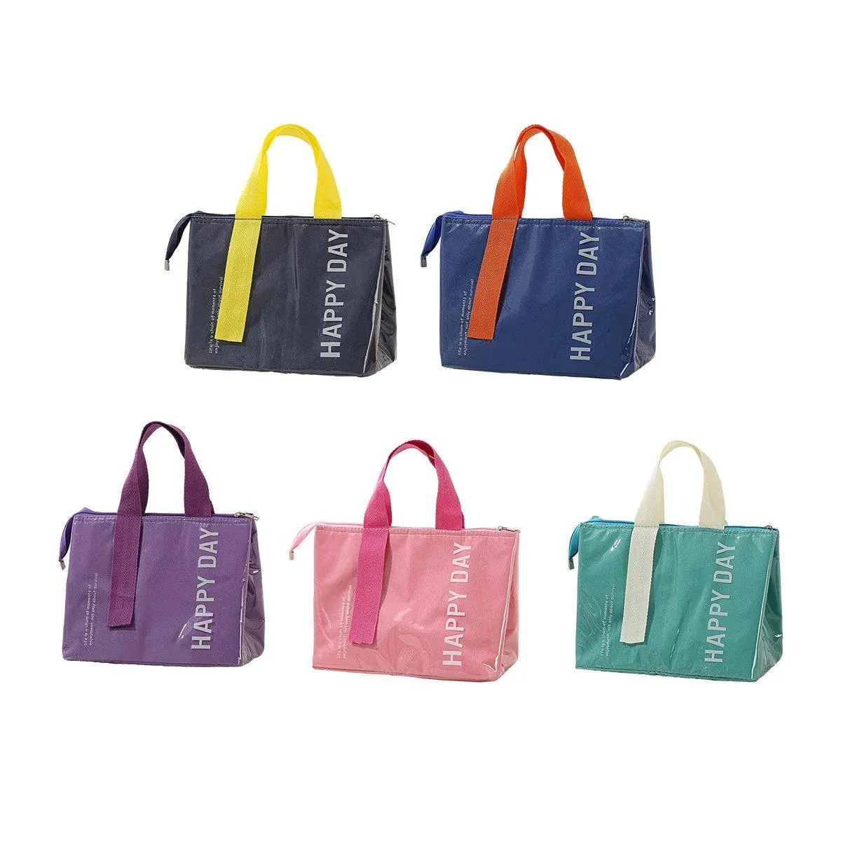 Large Capacity Lunch Bag Outdoor Picnic Aluminum Foil Portable Thermal Bag