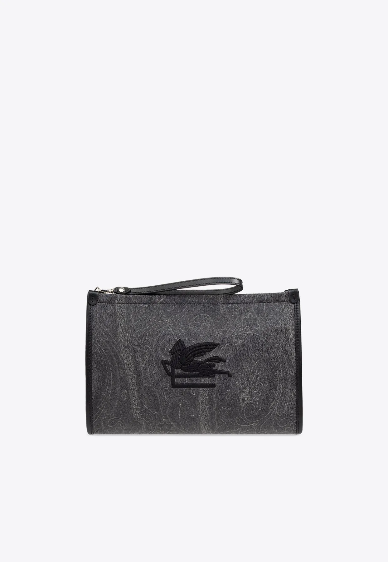 Large Essential Paisley-Print Pouch Bag