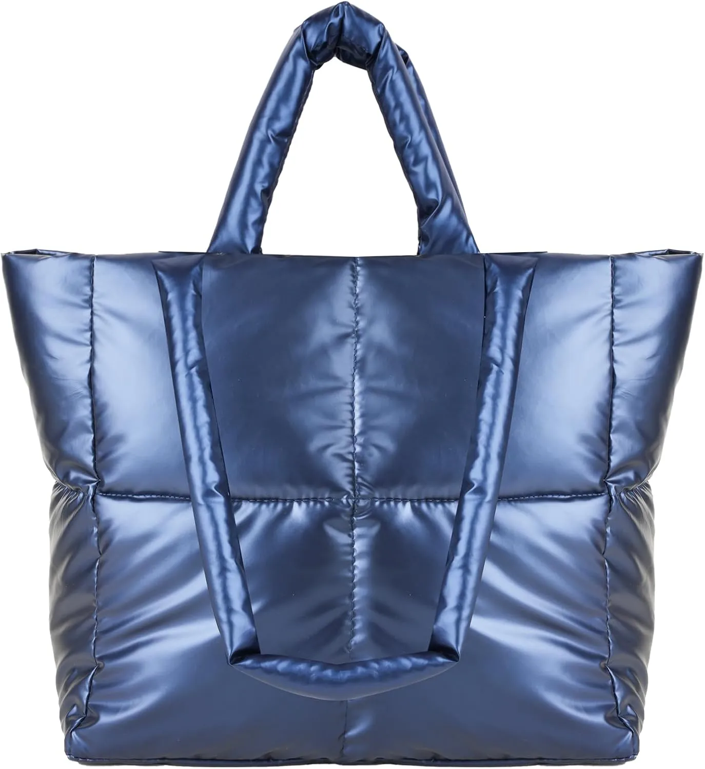 Large Puffer Tote Bag For Women Trendy Luxury Quilted tote bag Shoulder Handbag Hobo bags for women
