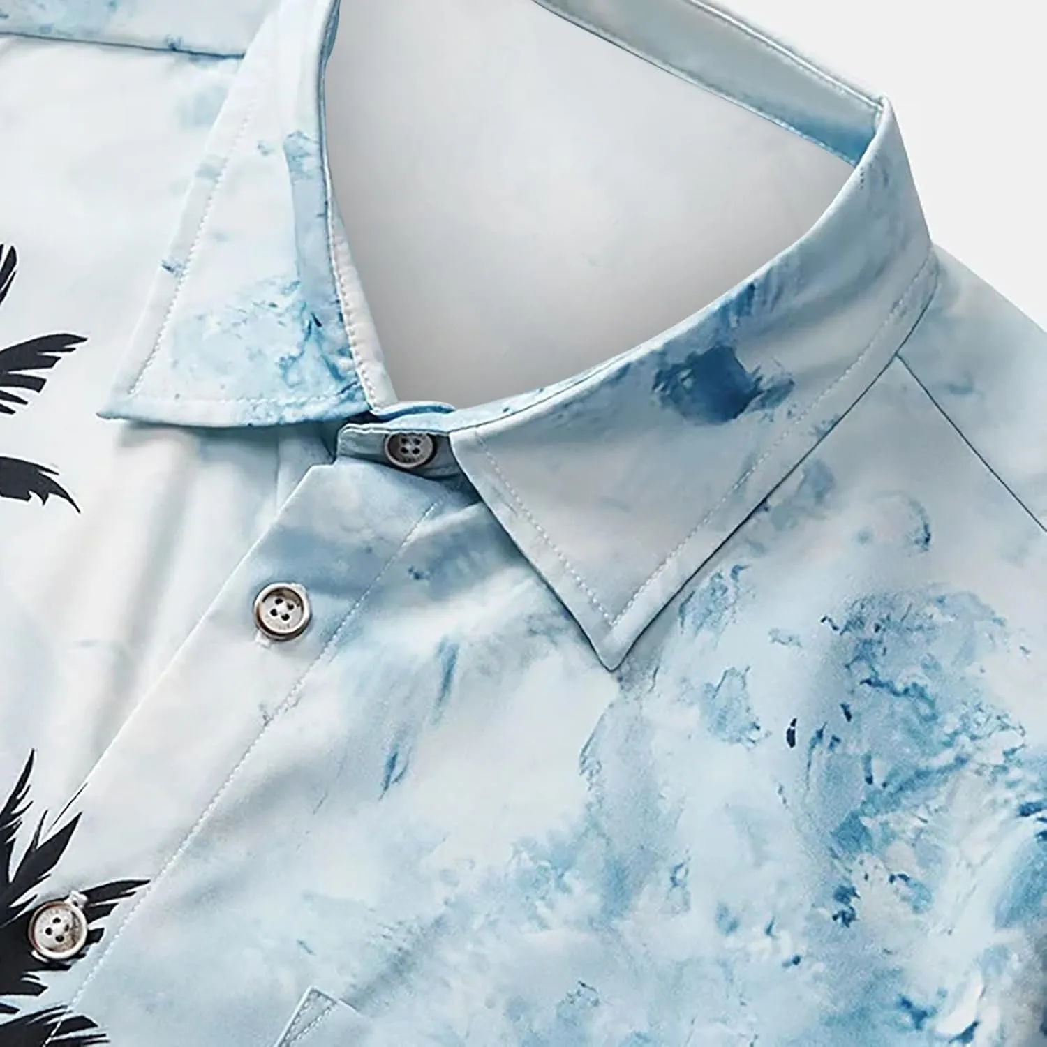 LCMTWX Button Up Shirt Men Color Matching Lapel Button Half Sleeve Shirt T Shirt Short Sleeve Shirt Summer Mens Shirts