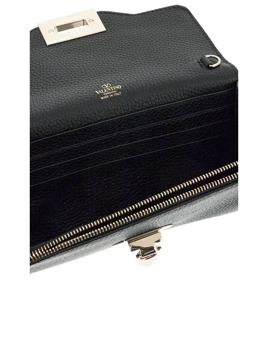 Leather Wallet With Chain Strap