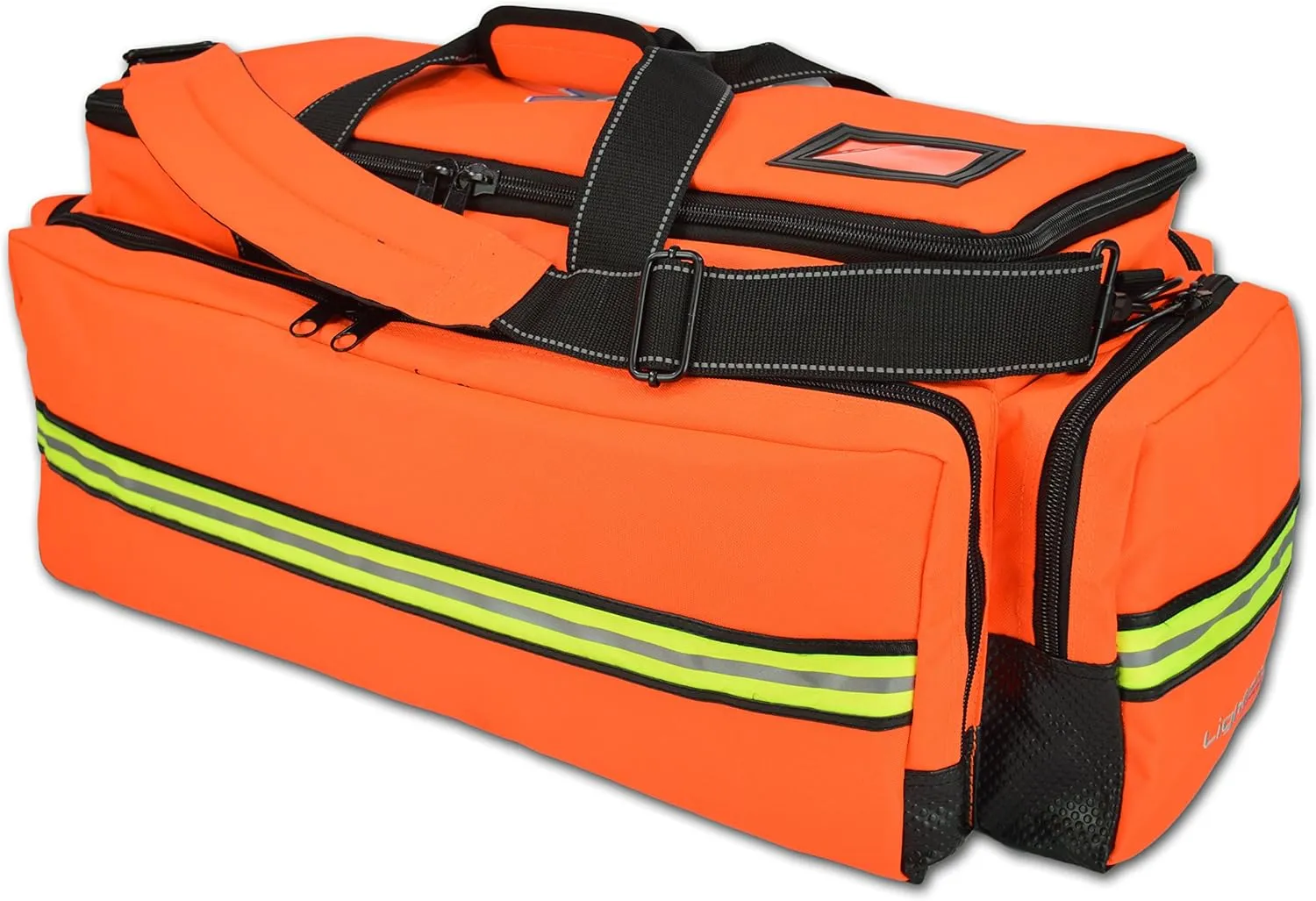 Lightning X Products X-Tuff Oxygen and Airway Trauma Bag - Florescent Orange