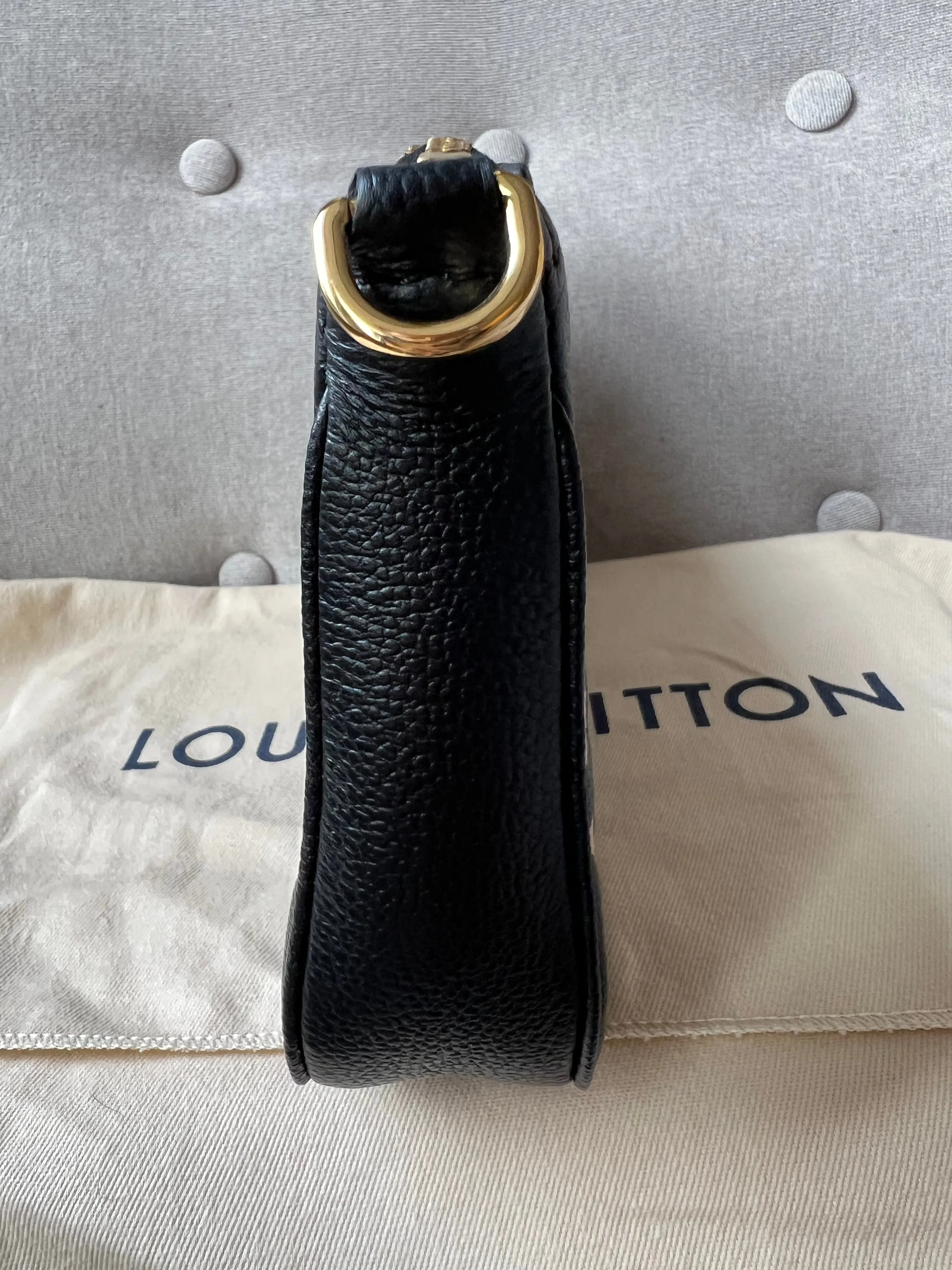 Louis Vuitton Multi Pochette Accessoires Black Beige Empreinte (RRP £2120)