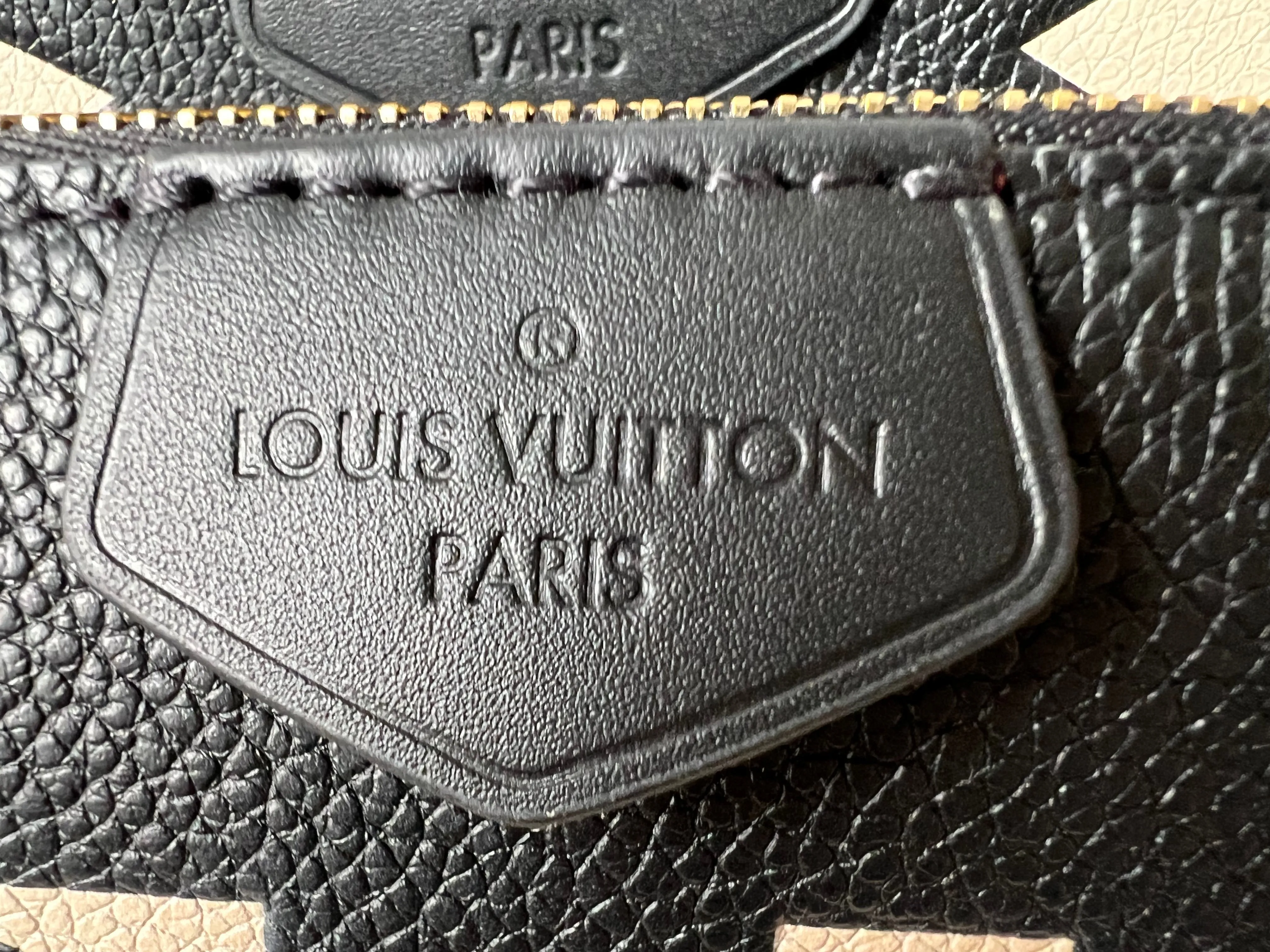 Louis Vuitton Multi Pochette Accessoires Black Beige Empreinte (RRP £2120)