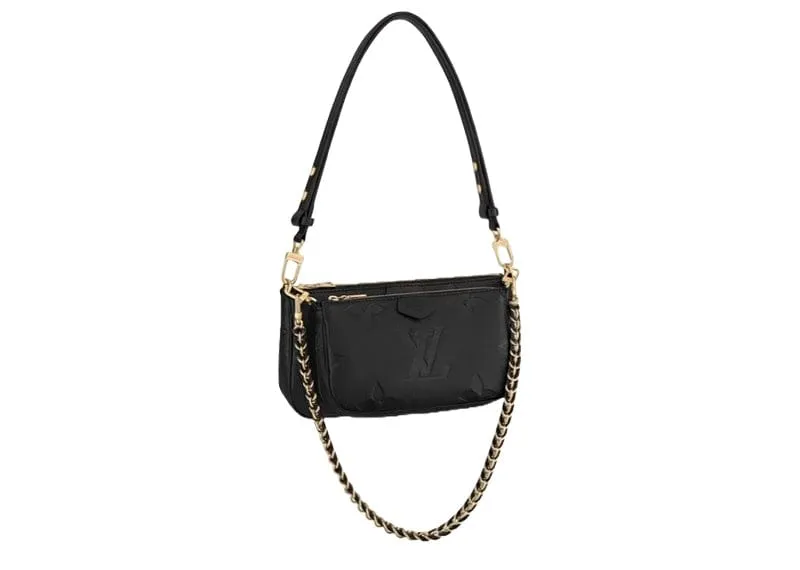 Louis Vuitton Multi Pochette Monogram Empreinte Black