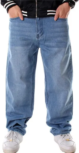 LUOBANIU Men's Baggy Jeans Hip Hop Loose fit 90s Vintage Cargo Fashion Dance Skater Skateboard Pants