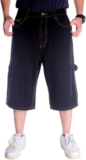 LUOBANIU Men's Denim Casual Baggy Jean Classic Loose Fit Summer Vintage 90S Skateboard Jogging Dance Shorts