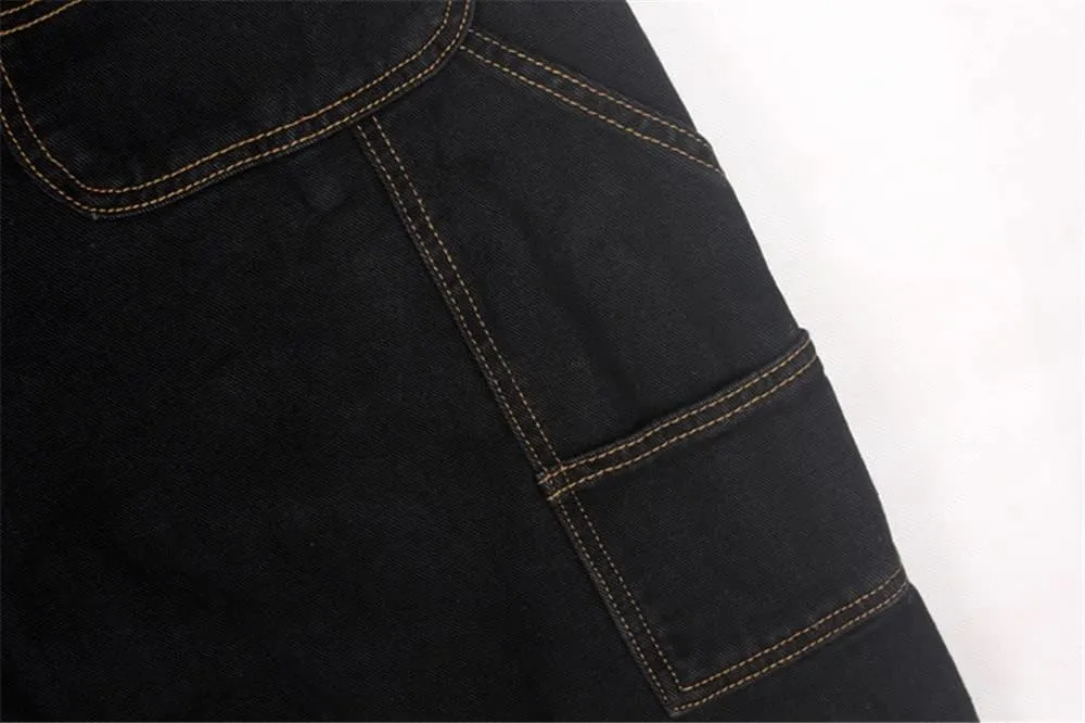 LUOBANIU Men's Denim Casual Baggy Jean Classic Loose Fit Summer Vintage 90S Skateboard Jogging Dance Shorts