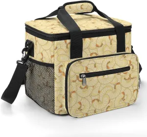 Maggot Beetle Larva Cooler Insulated Bag Portable Ice Chest Box Insulated Waterproof Backpack with Handle
