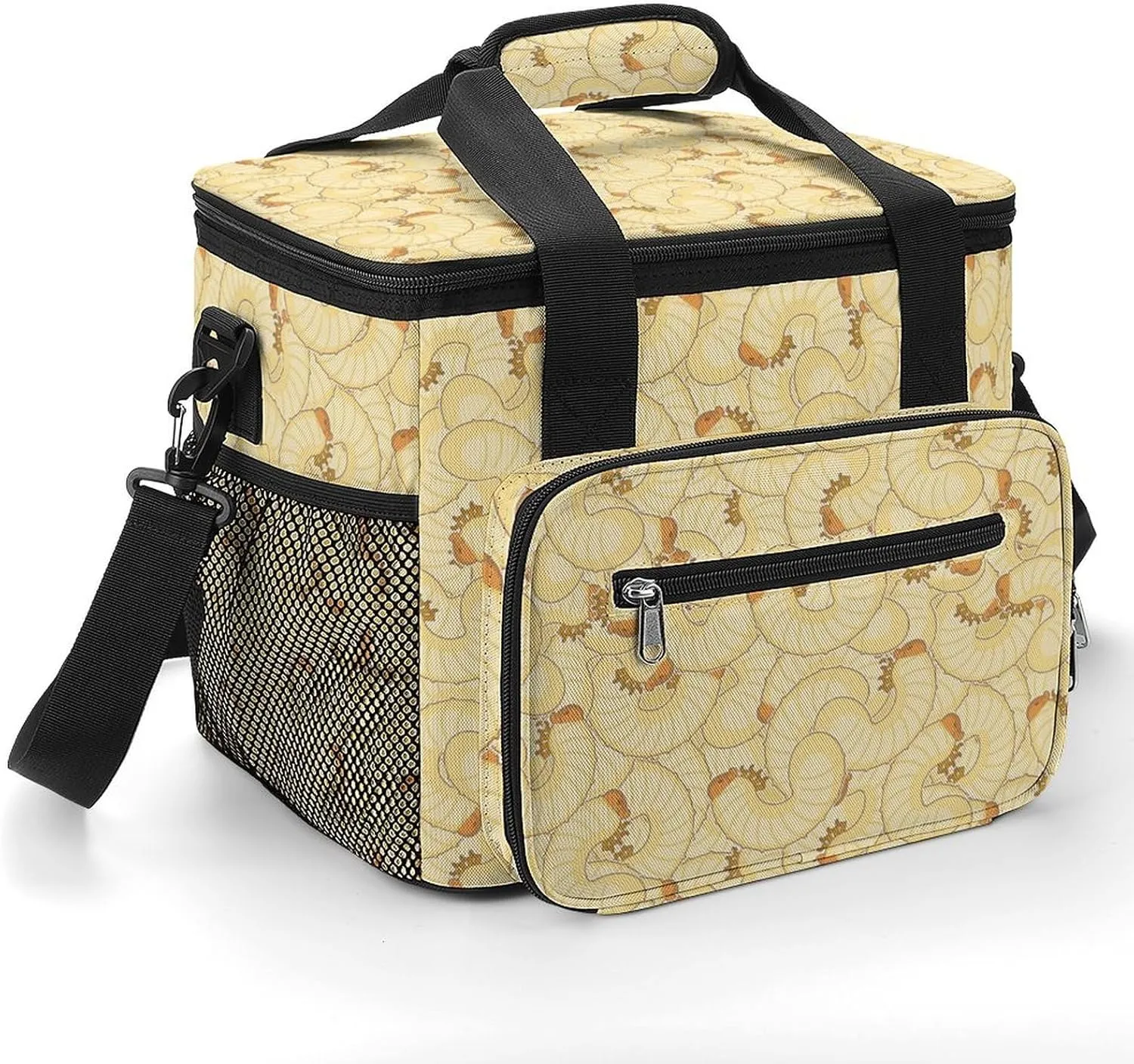 Maggot Beetle Larva Cooler Insulated Bag Portable Ice Chest Box Insulated Waterproof Backpack with Handle