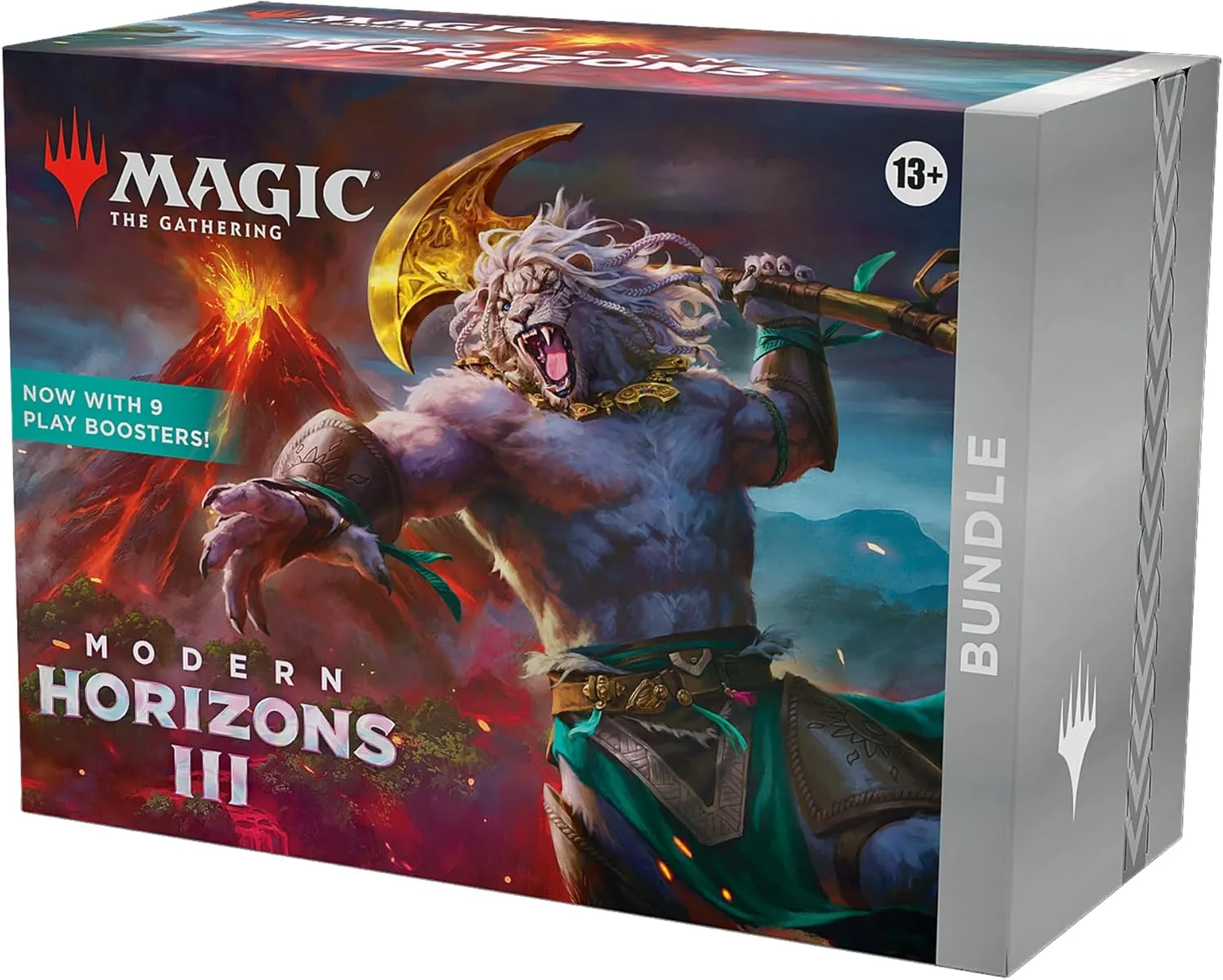 Magic: The Gathering Modern Horizons 3 Bundle - 9 Play Boosters, 30 Land Cards   Exclusive Accessories