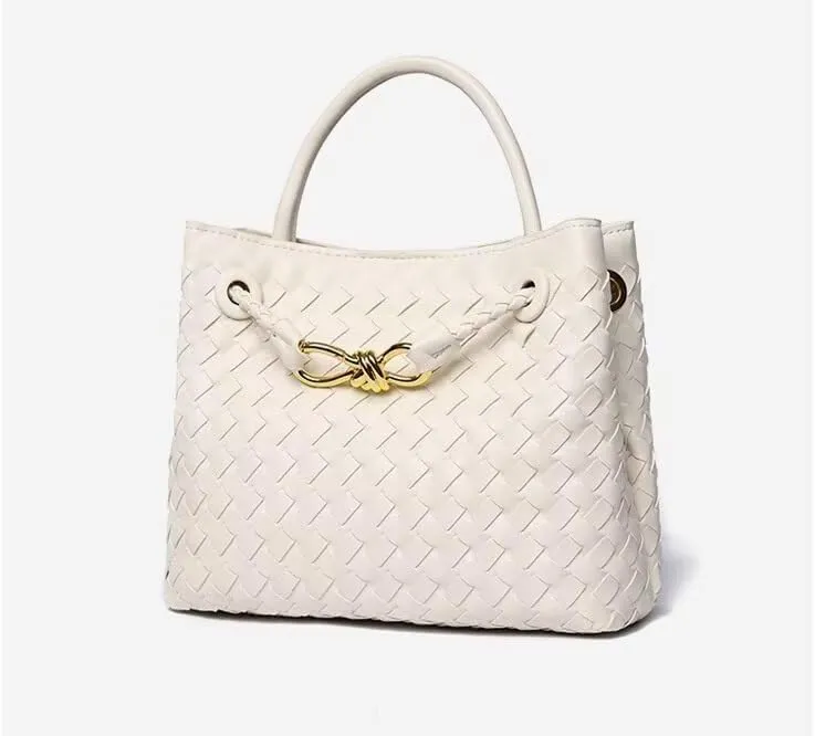 MAIITRIP Large Pu Leather Tote Bag For Women,Fashion Woven Crossbody Purse,Ladies Travel Shoulder Bag Top Handle Handbag