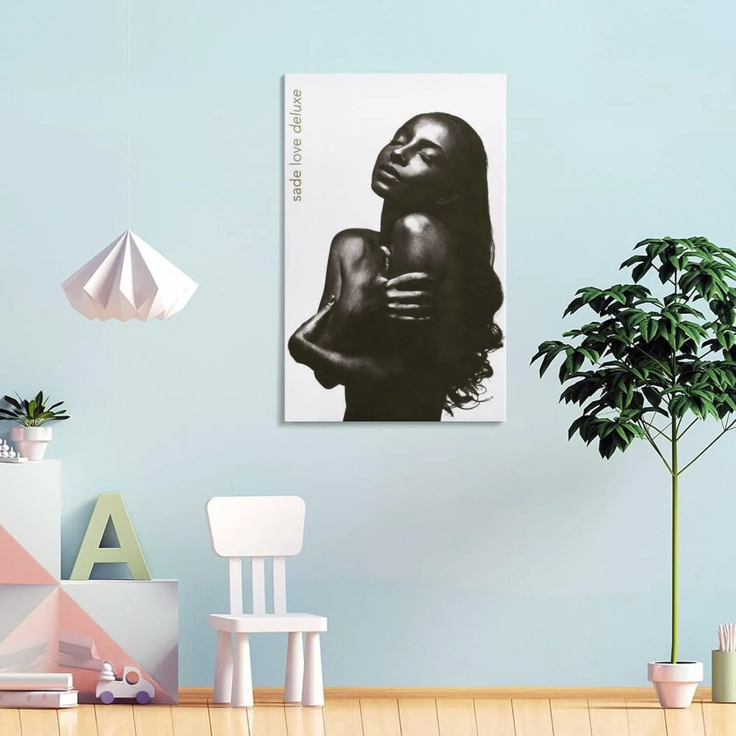 MAIJIUJIU Sade Love Deluxe 4 Canvas Poster Wall Decorative Art Painting Living Room Bedroom Decoration Gift Frame-style16x24inch(40x60cm)
