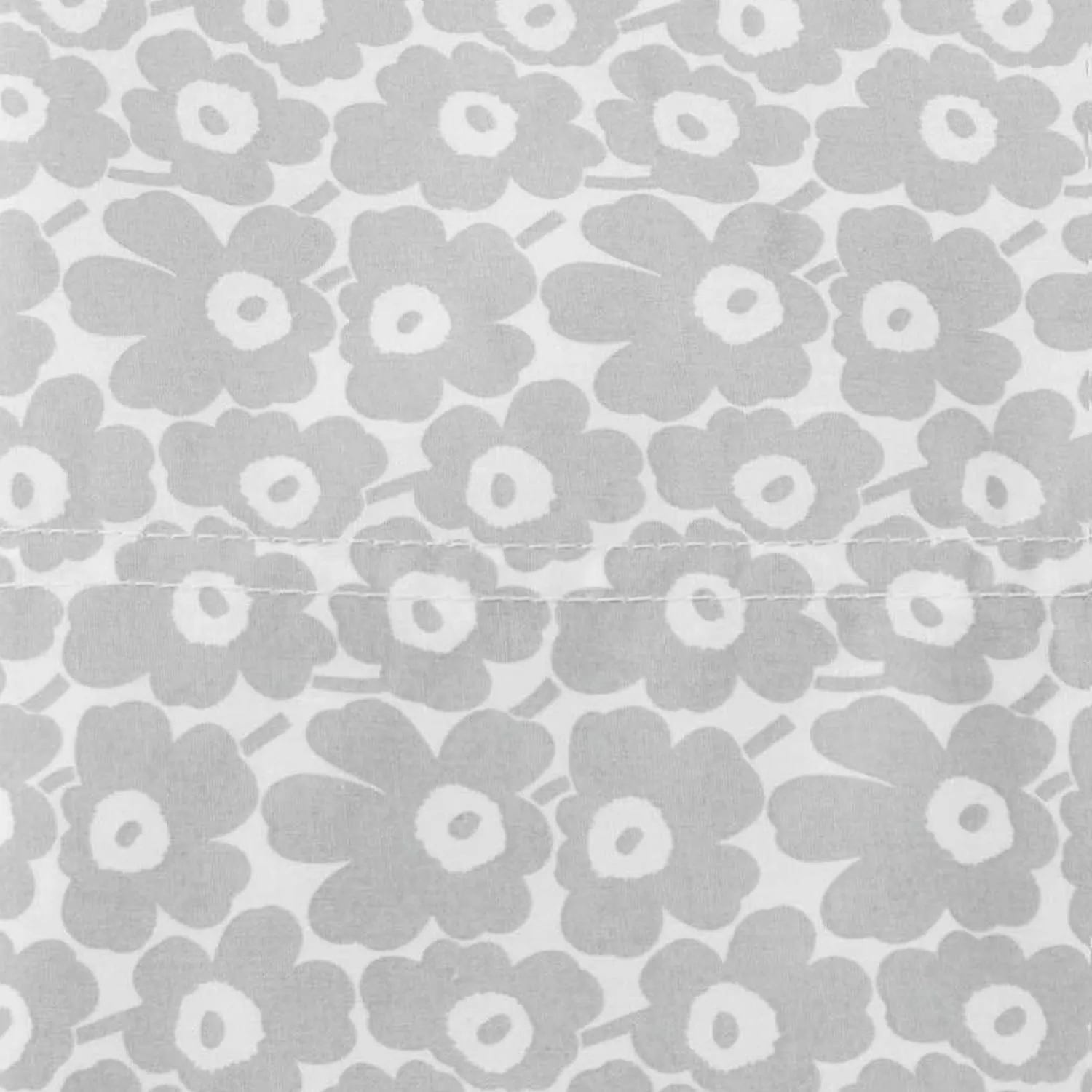 Marimekko - Pillowcase Set, Cotton Percale Bedding, Smooth & Cool Home Decor (Pikkuinen Unikko Grey, Standard)
