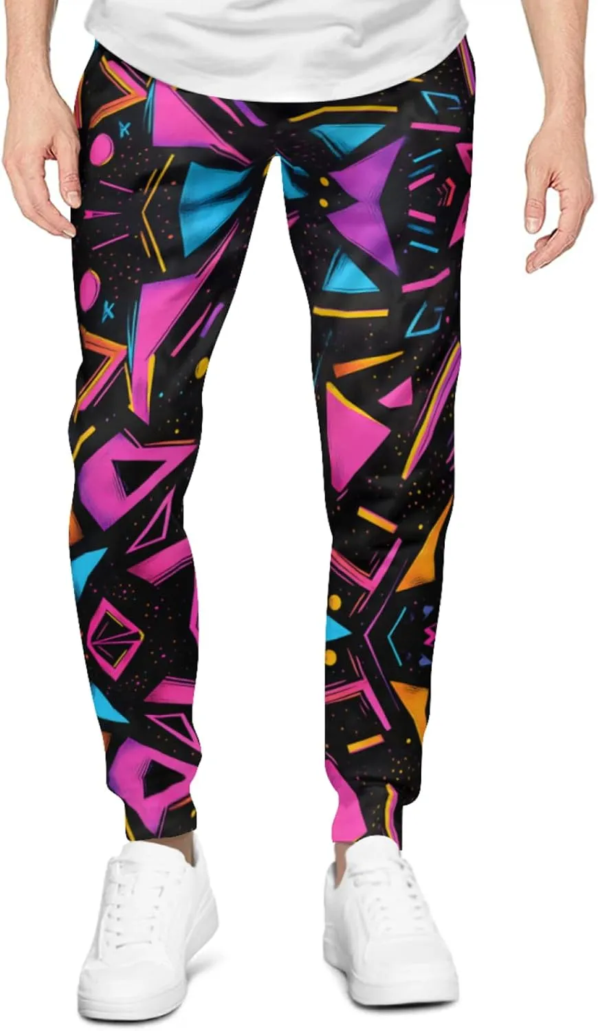 Men's 3D Joggers Pants Casual Funny Graphic Print Sport Baggy Trousers Track Sweatpants