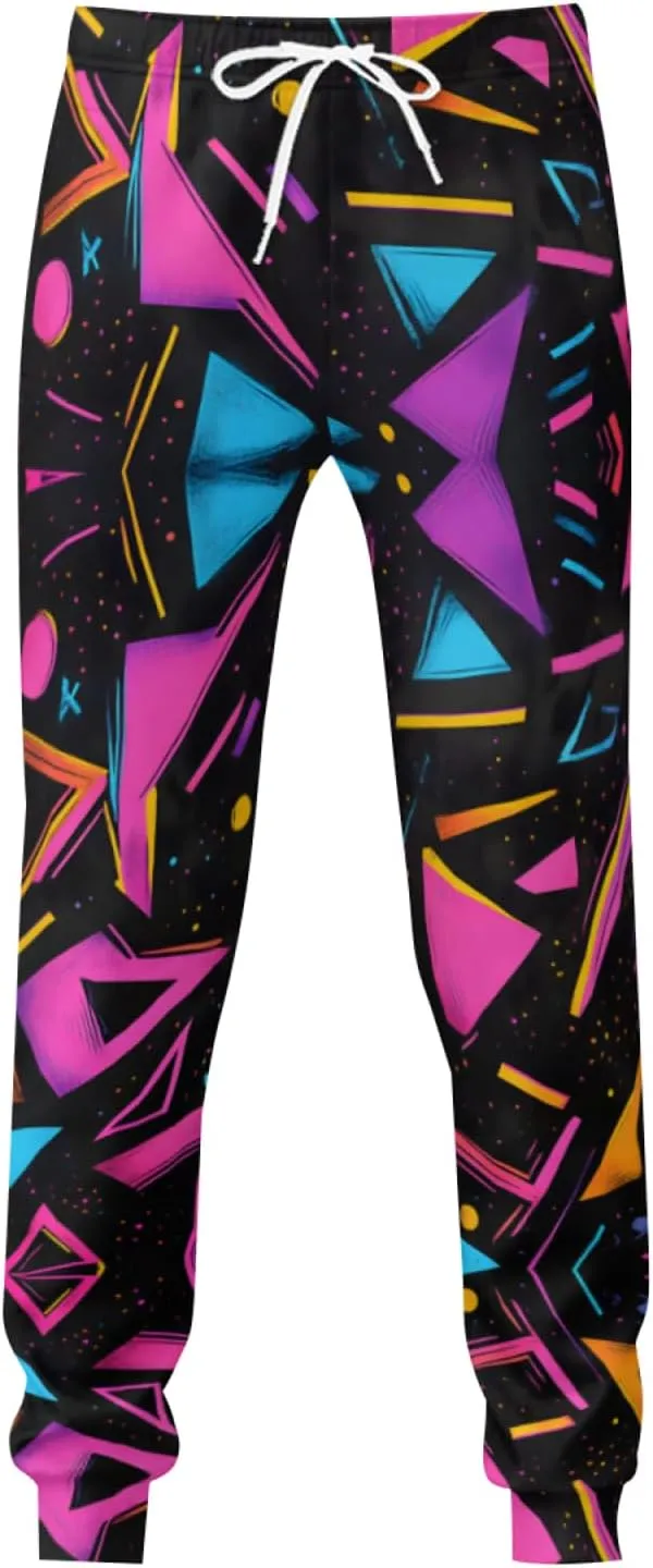 Men's 3D Joggers Pants Casual Funny Graphic Print Sport Baggy Trousers Track Sweatpants