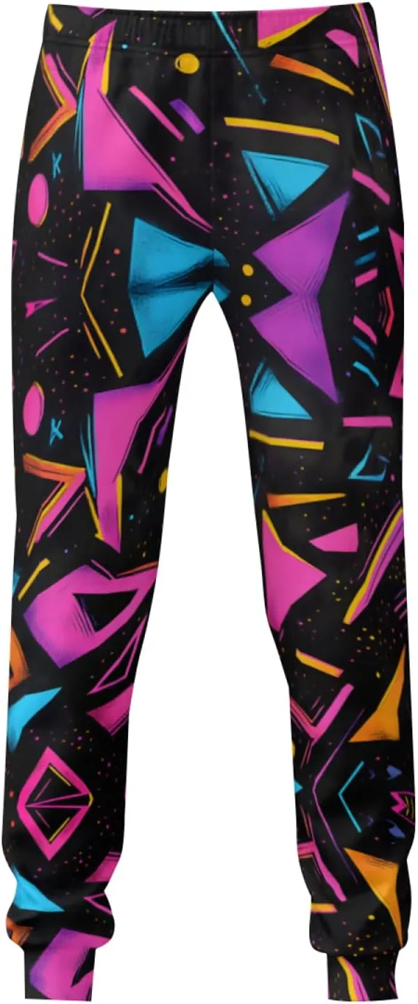 Men's 3D Joggers Pants Casual Funny Graphic Print Sport Baggy Trousers Track Sweatpants