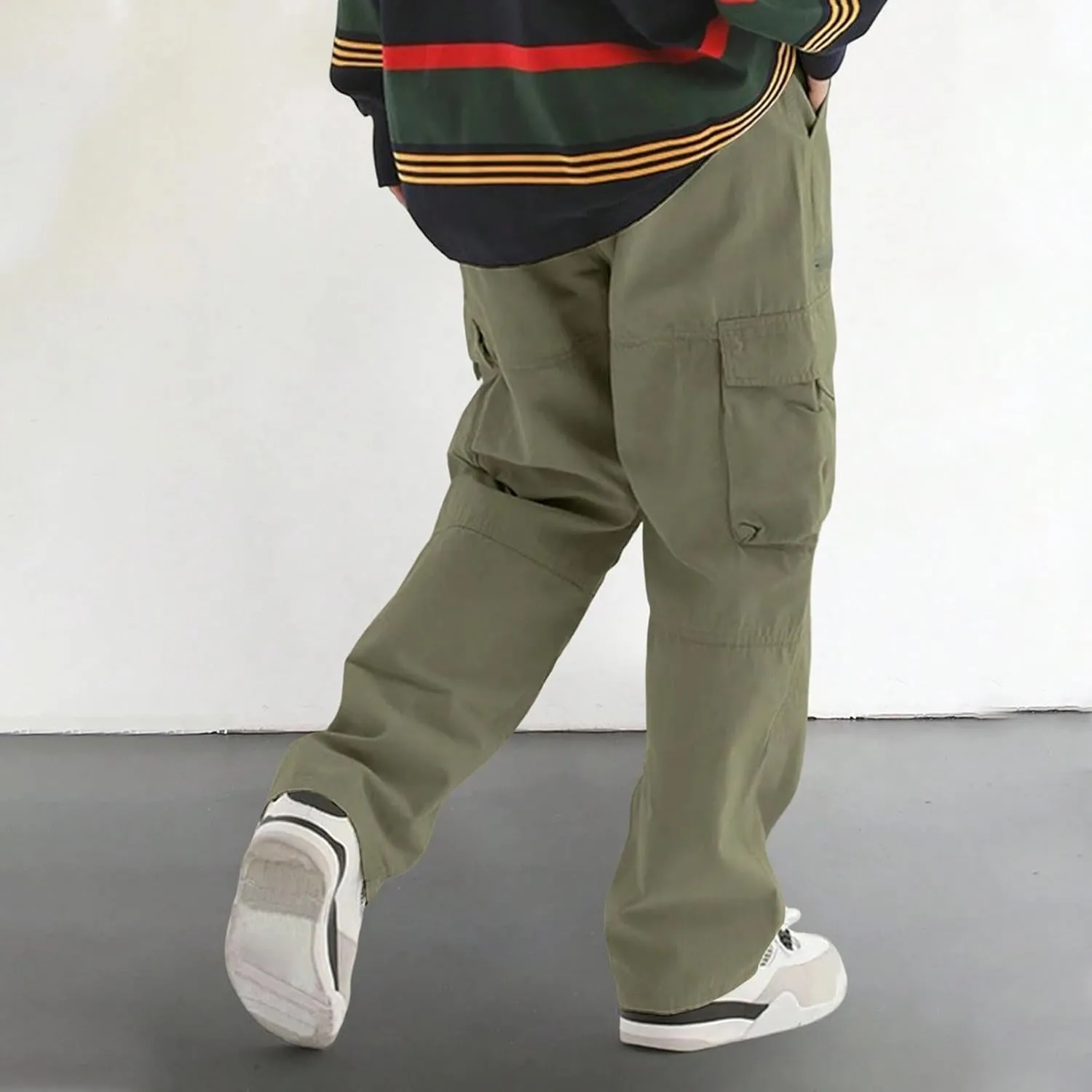 Mens Casual Pants Sweatpants for Men Athletic Breathable Fishing Casual Ripstop Going Out Exercise Wide Leg
