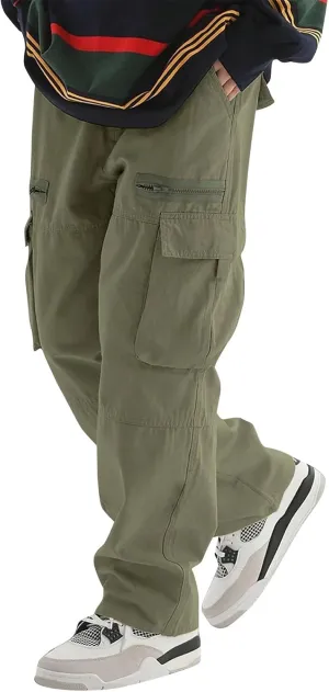 Mens Casual Pants Sweatpants for Men Athletic Breathable Fishing Casual Ripstop Going Out Exercise Wide Leg